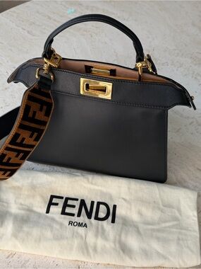 Fendi Peekaboo ISeeU small crafted in luxurious smooth calf